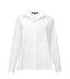 French Connection Cambria Cotton Embellished White Shirt