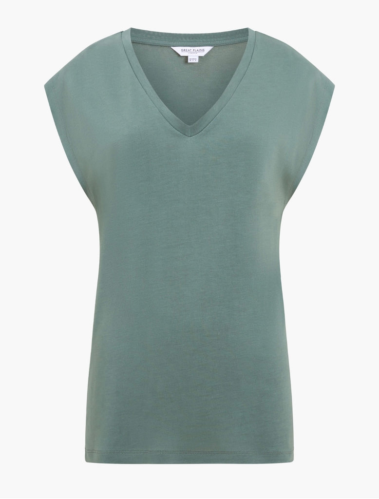 Great Plains Soft Touch Eco Jersey V-Neck Top