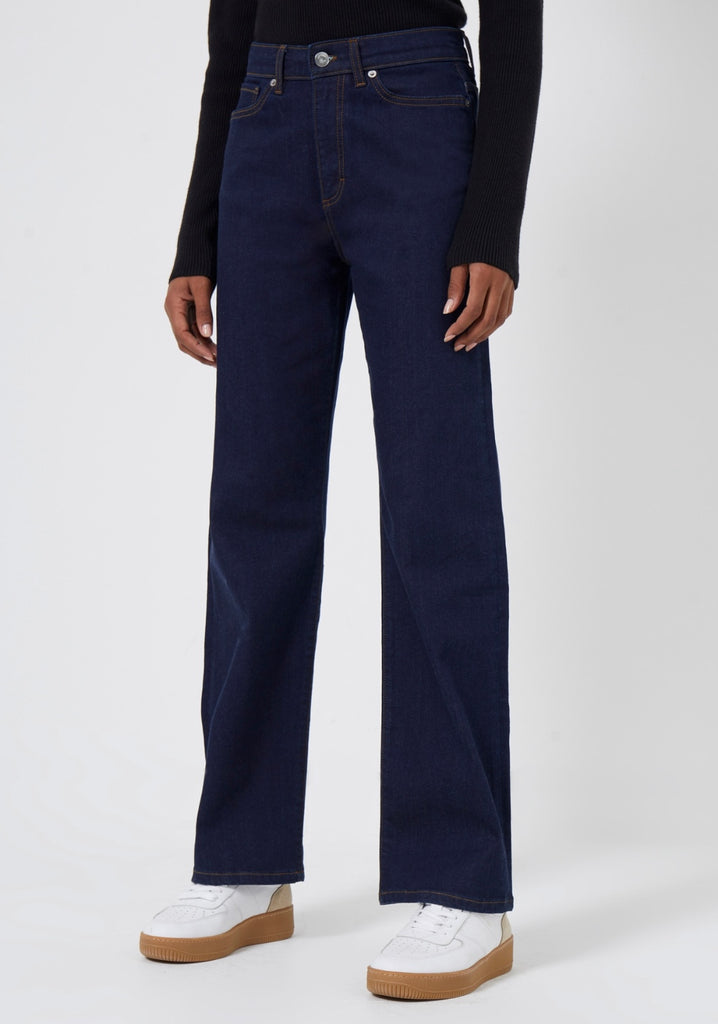French Connection Stretch Wide Flare Denim