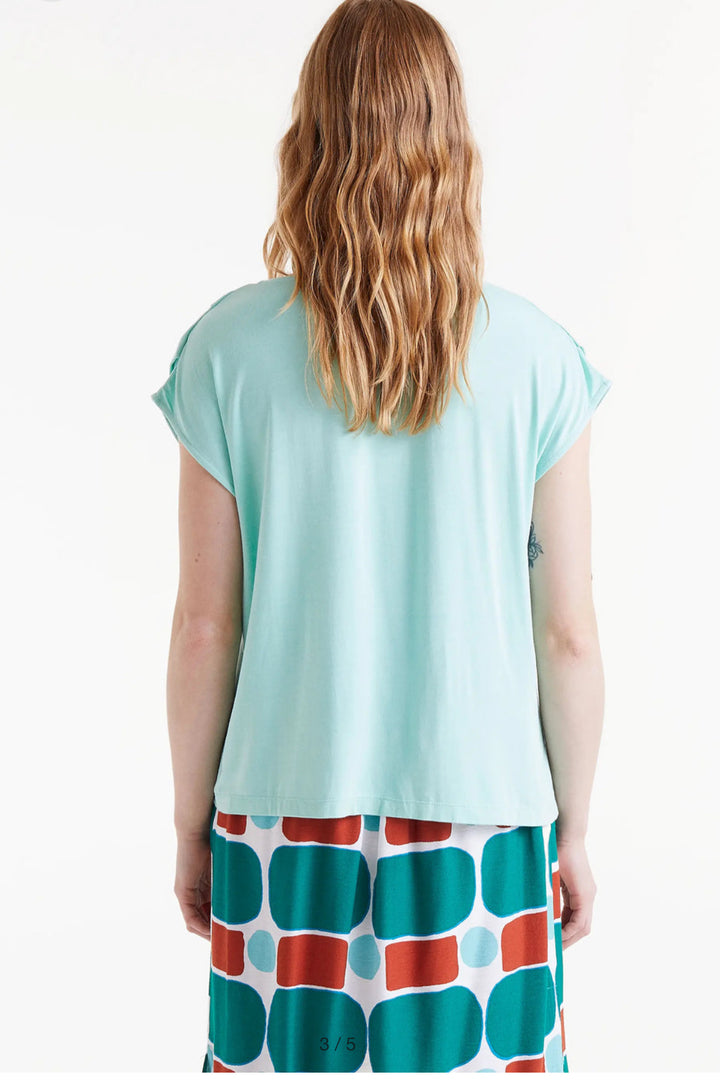 Compania Fantastica Jersey Top- Blue