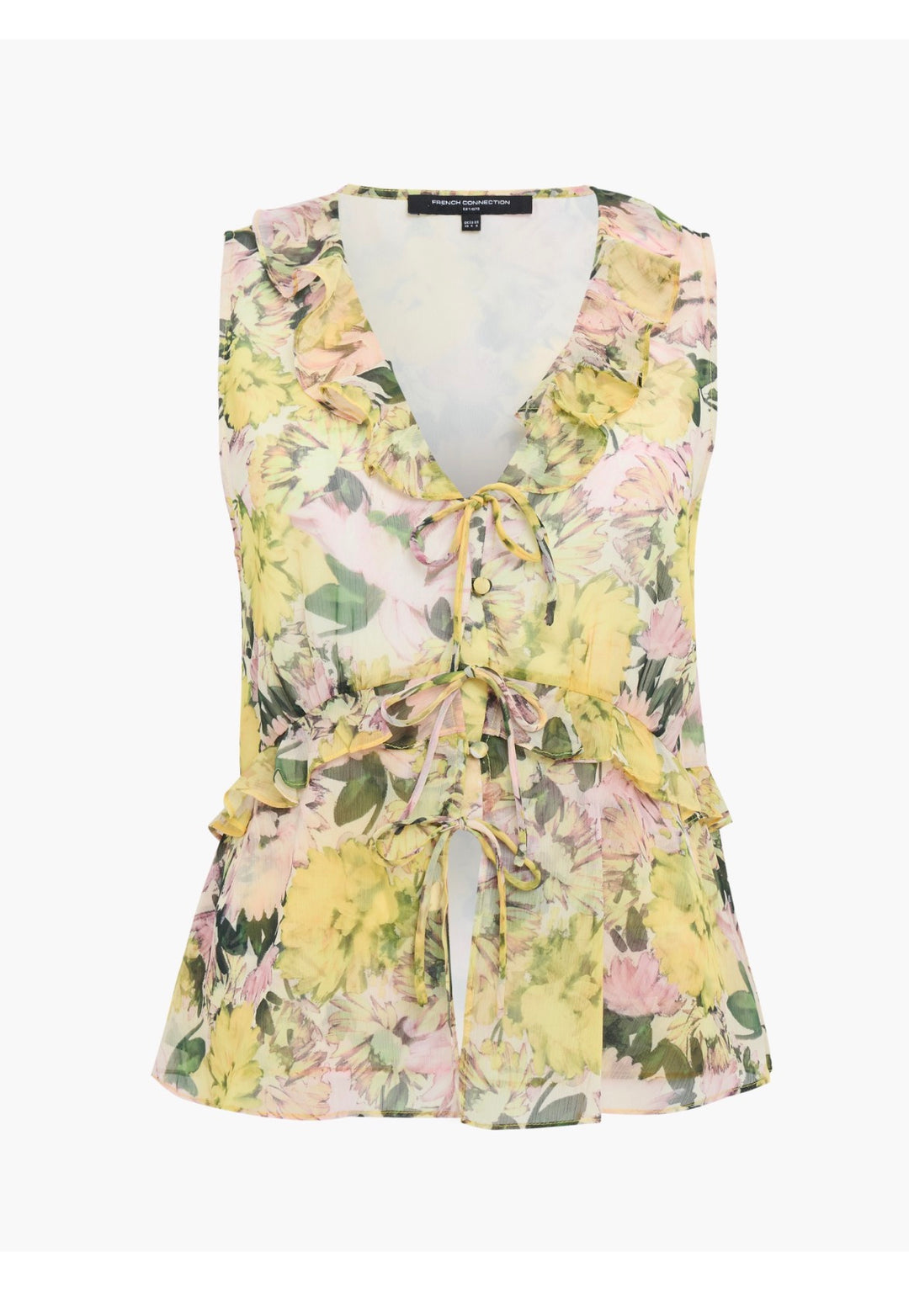French Connection Carla printed floral Sleeveless Top