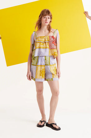 Compania Fantastica Pastel Printed Top