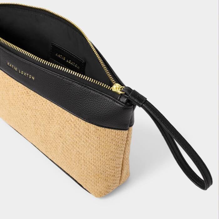 Katie Loxton Riviera Raffia Wristlet Pouch