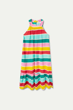 Compania Fantastica Striped Colour Wave Dress