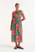 Compania Fantastica Samba Floral Print Long Dress