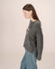 Grace & Mila Bonjour Grey Embroidered Sweater