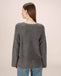 Grace & Mila Bonjour Grey Embroidered Sweater