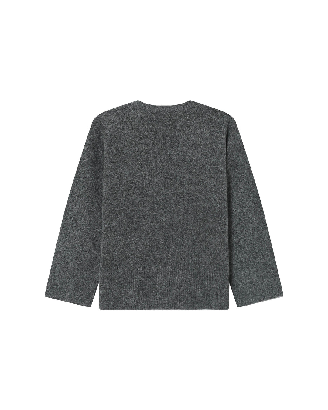 Grace & Mila Bonjour Grey Embroidered Sweater