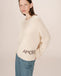 Grace & Mila Cream Amore Embroidered Sweater
