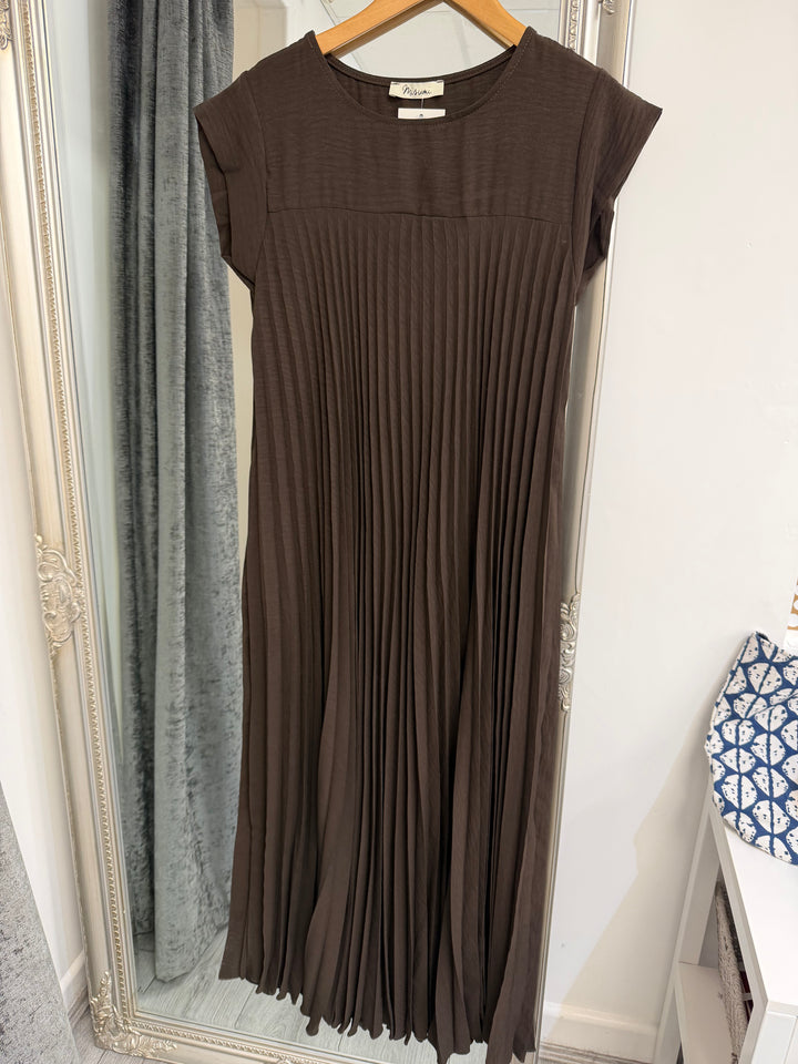 Pleated Maxi Dresses