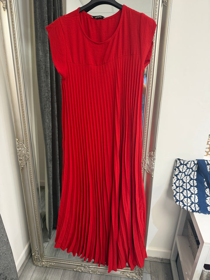 Pleated Maxi Dresses