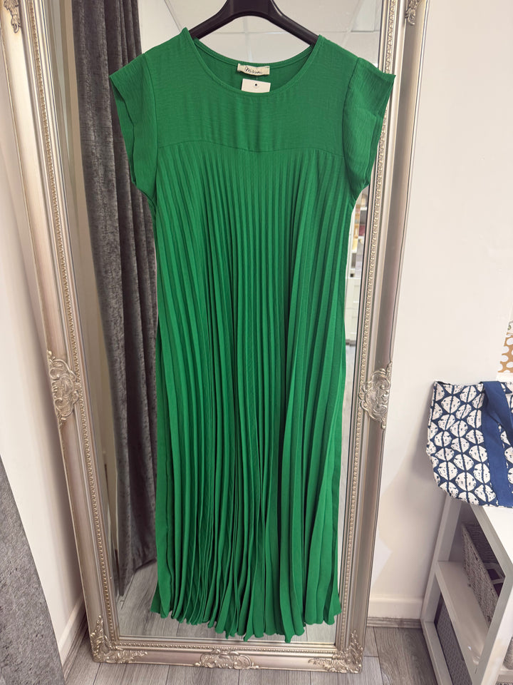 Pleated Maxi Dresses