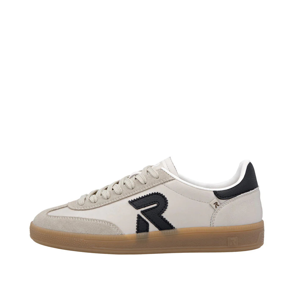 Rieker Sport Lace Up Trainer- Beige