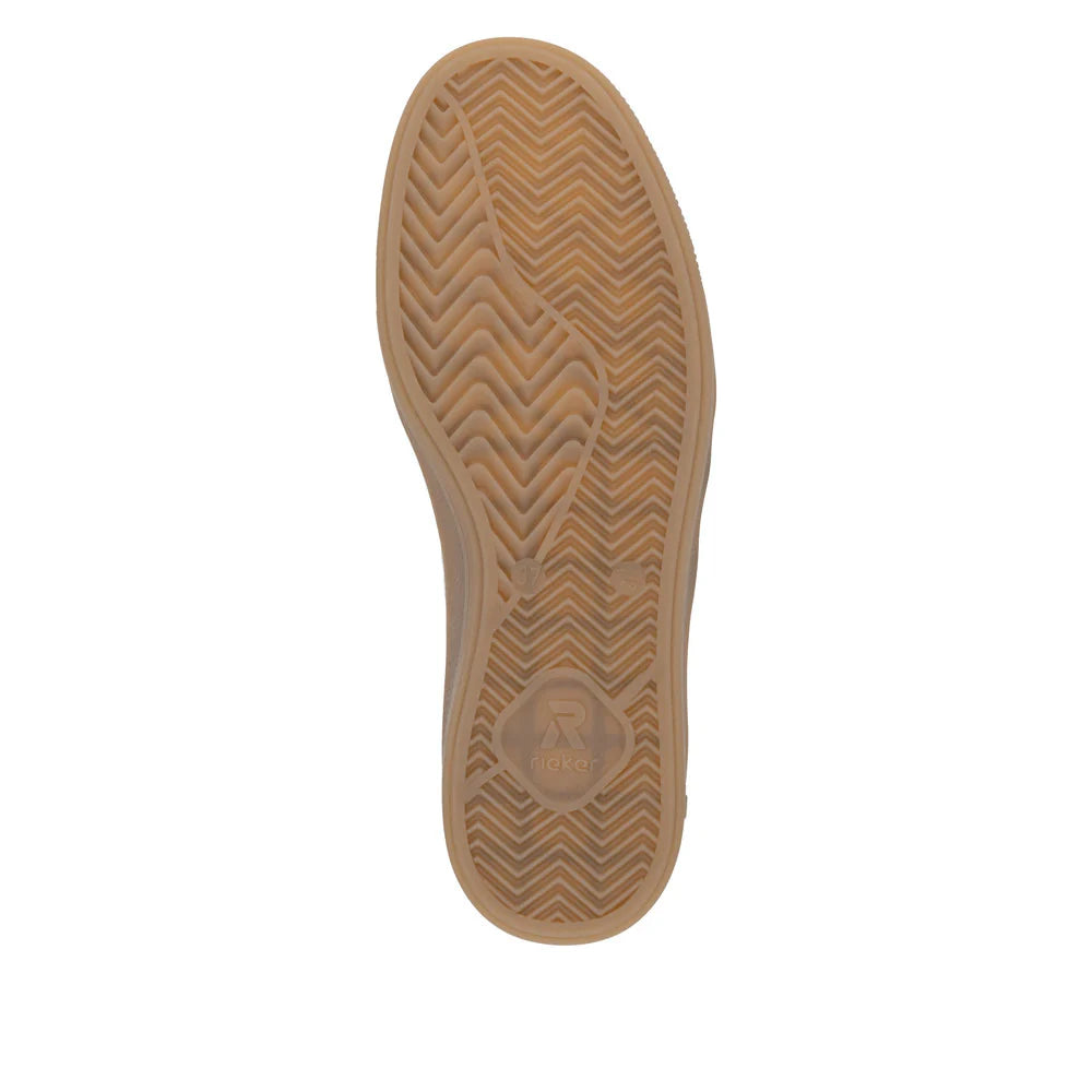 Rieker Sport Lace Up Trainer- Beige
