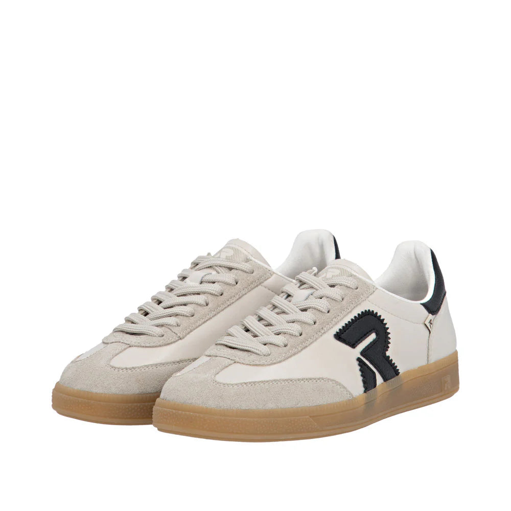 Rieker Sport Lace Up Trainer- Beige