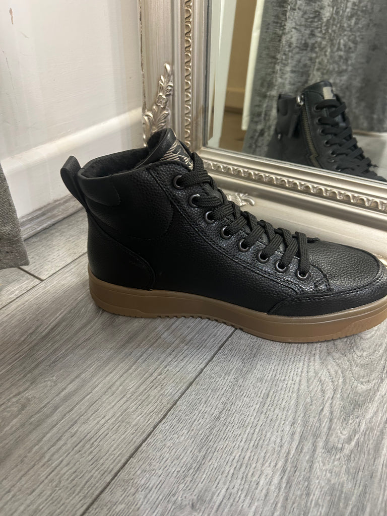 Rieker W1971-80 Black Zip Boots