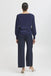 B.Young Mobbe Boatneck Jumper- Evening Blue