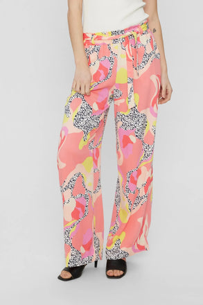 Numph Numoni Pants - Salmon Rose
