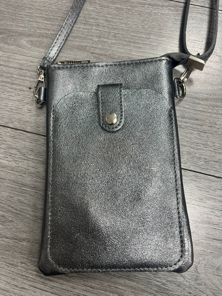 Italian large zip top phone bag