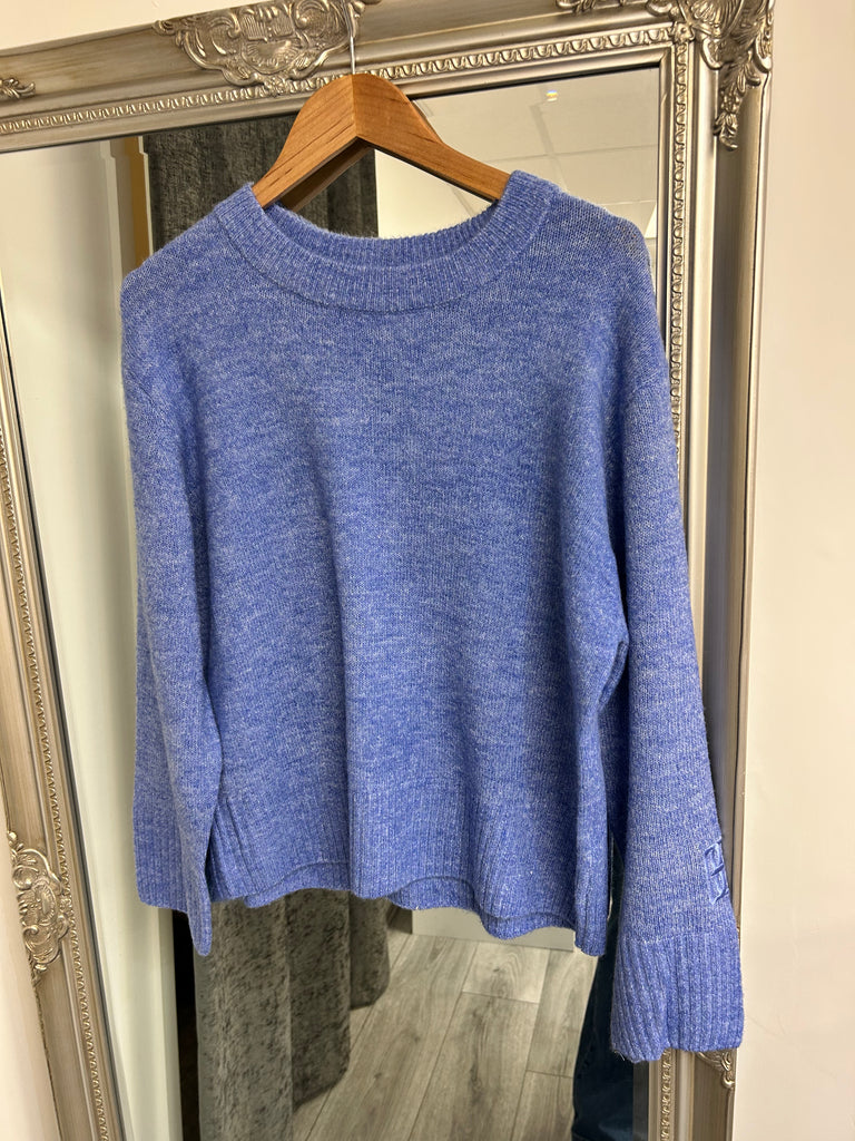 Ichi Baling Pullover- Nebulus Blue Melange