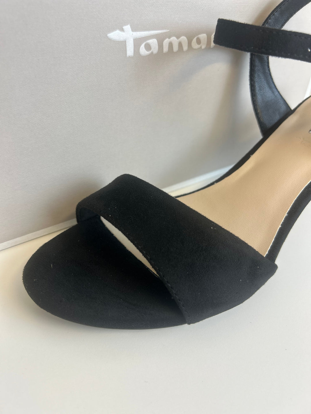 Tamaris Heeled Sandal- Black