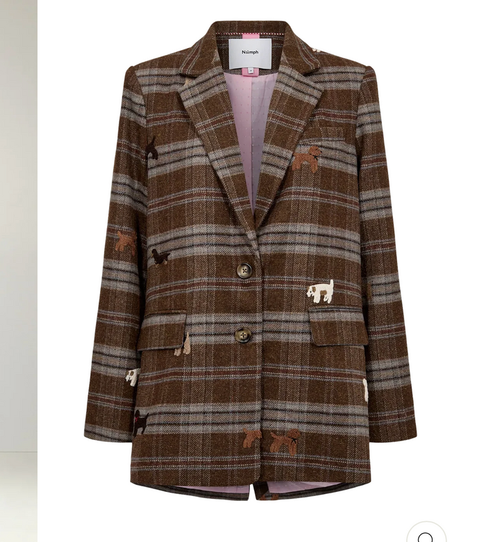 Numph NuEzma Oversize Blazer - Kelp
