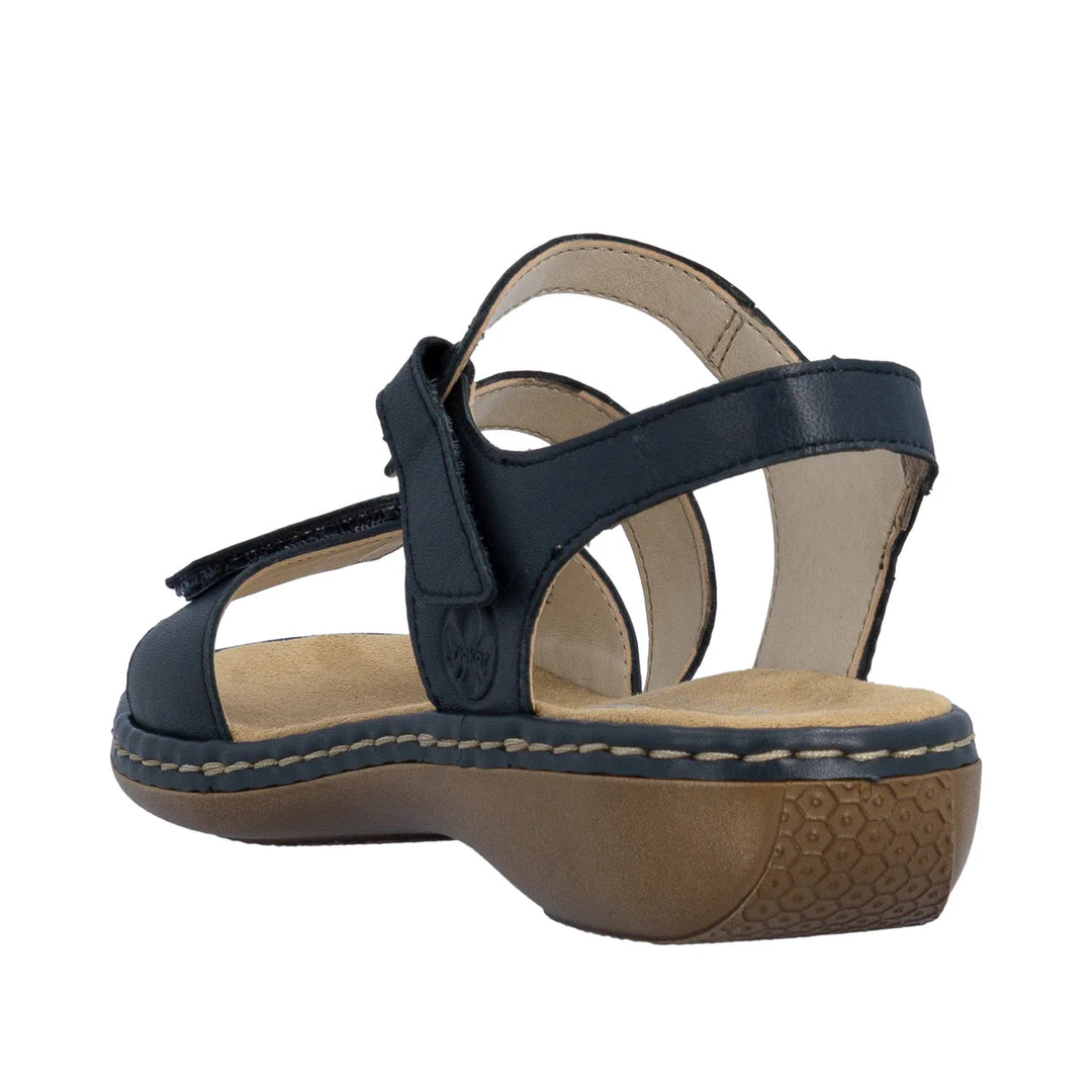 Rieker Loop and Hook Sandal - Blue 659C7-16