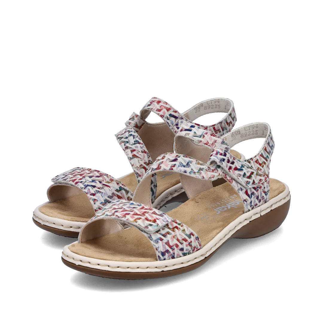 Rieker  Loop & Hook Sandal Multi-659C7-94