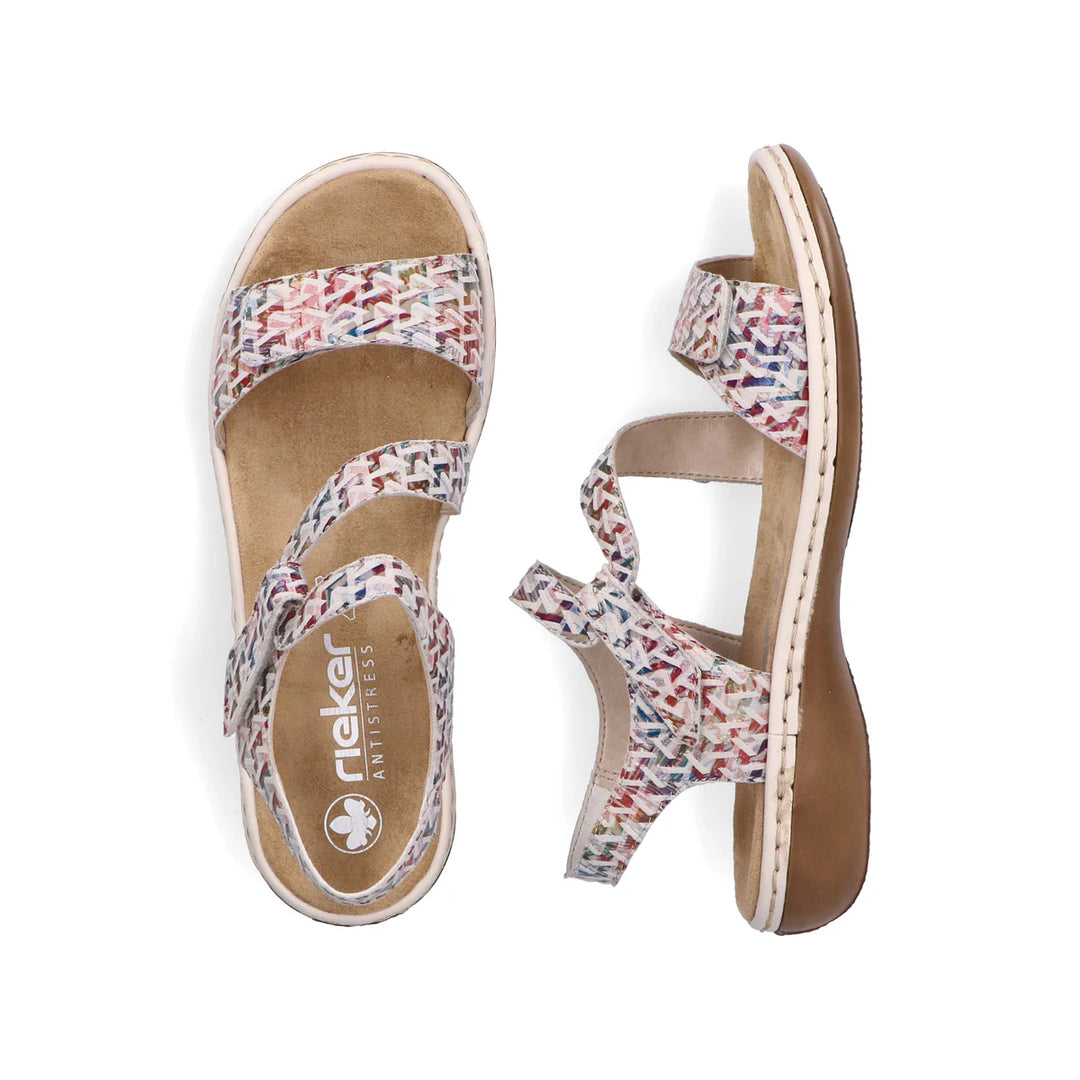 Rieker  Loop & Hook Sandal Multi-659C7-94