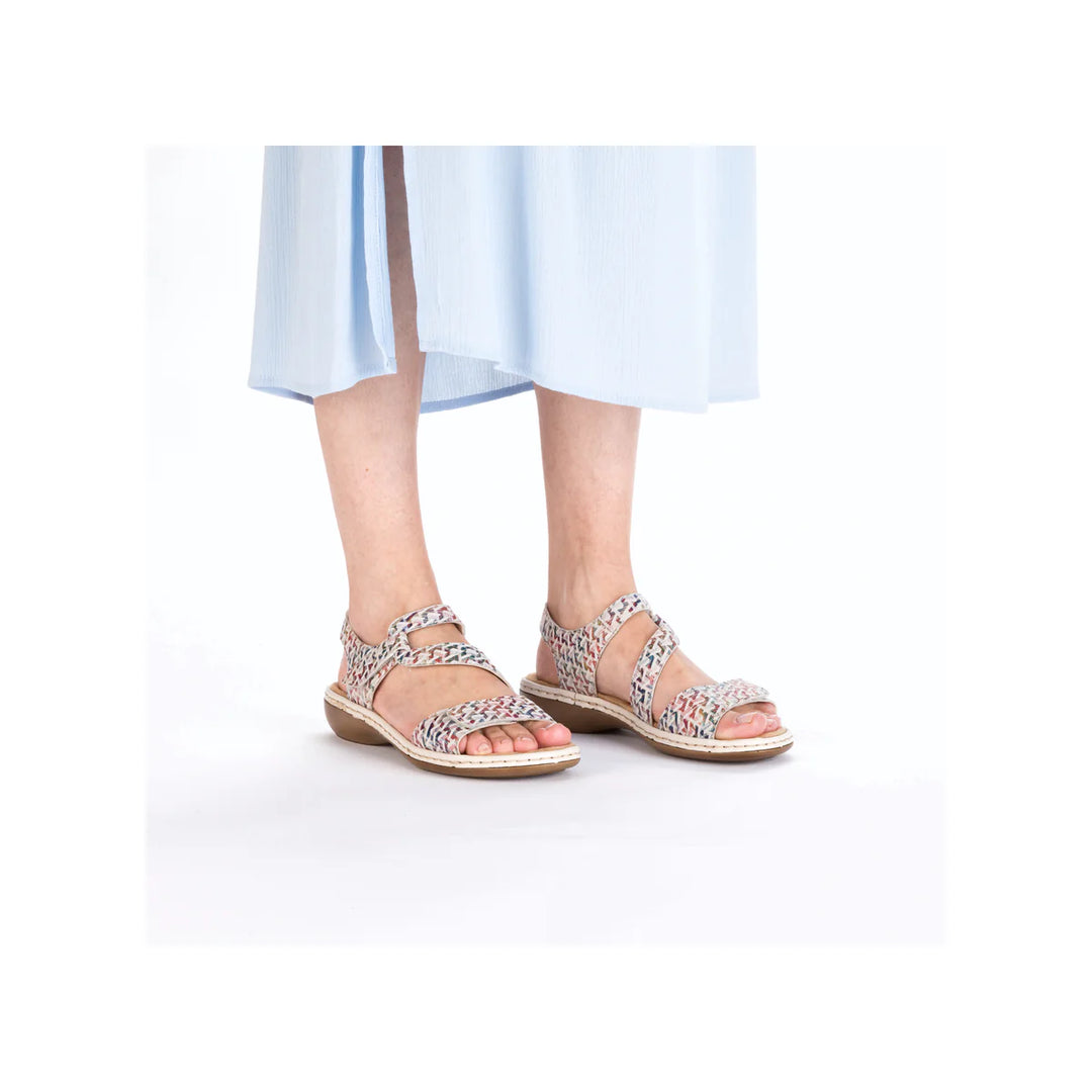Rieker  Loop & Hook Sandal Multi-659C7-94