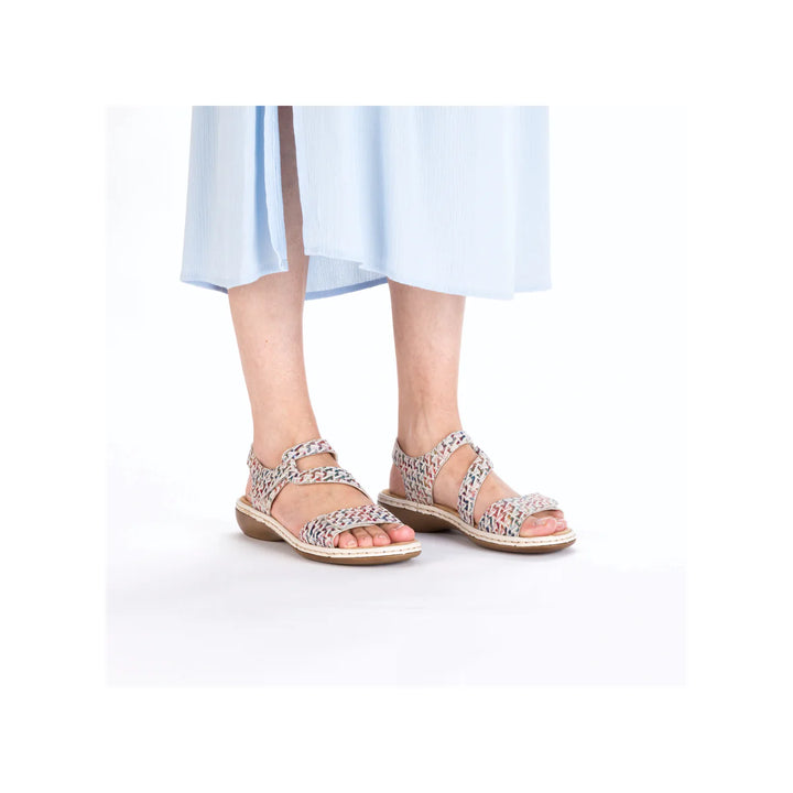 Rieker  Loop & Hook Sandal Multi-659C7-94