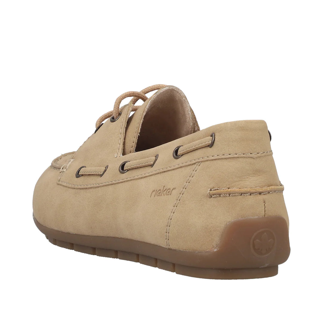 Rieker Loafer Shoe - Beige 43800-60