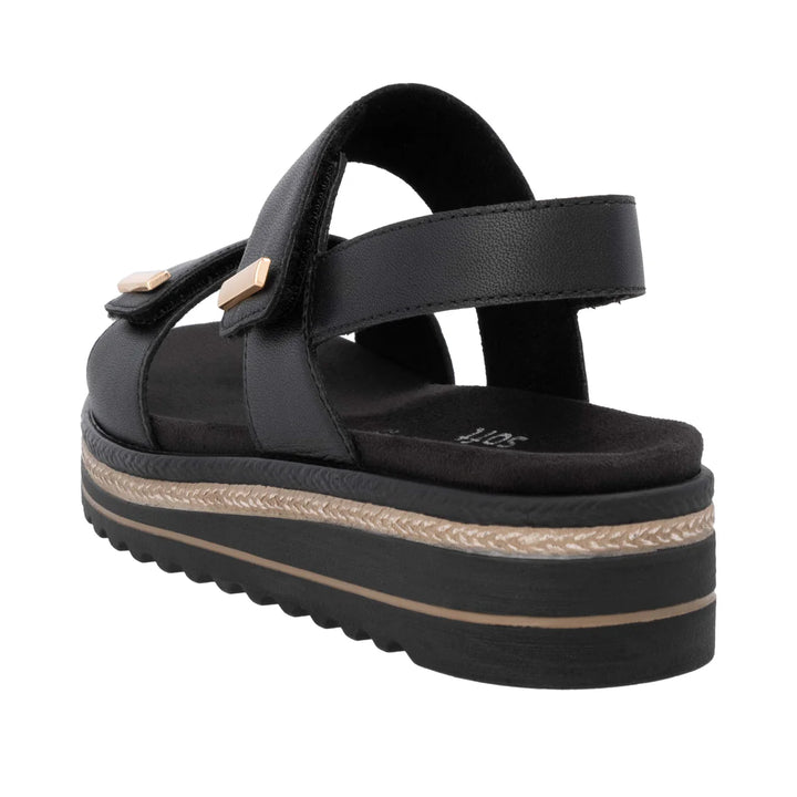 Remonte Wedge Sandal - Black D0Q59-00