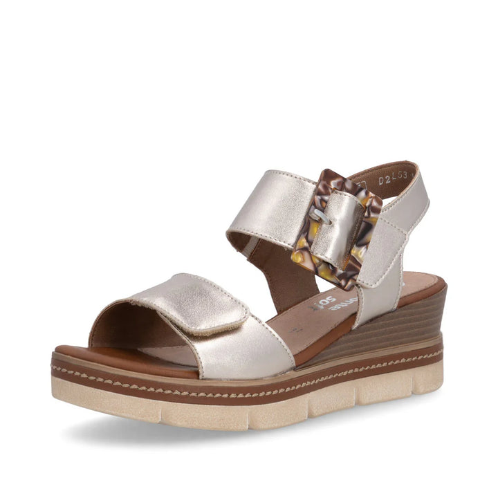 Remonte D2L53-90 Light Bronze Metallic Sandal