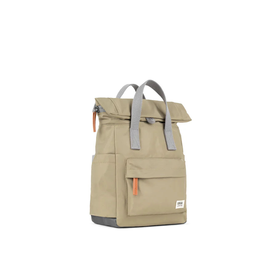 Roka London Canfield B Small Taupe Recycled Nylon