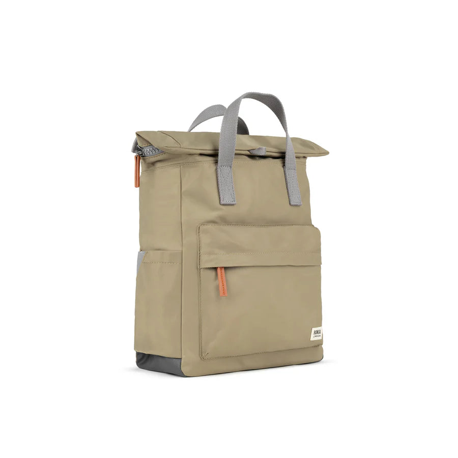 Roka London Canfield B Small Taupe Recycled Nylon