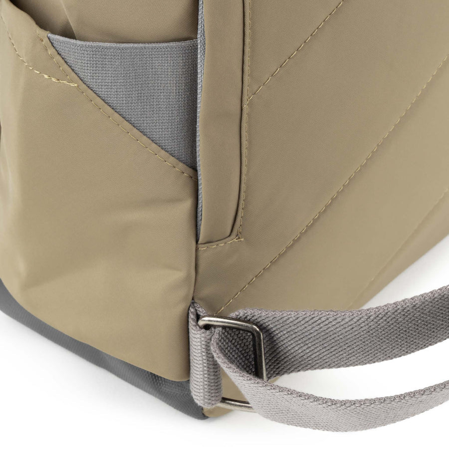 Roka London Canfield B Small Taupe Recycled Nylon