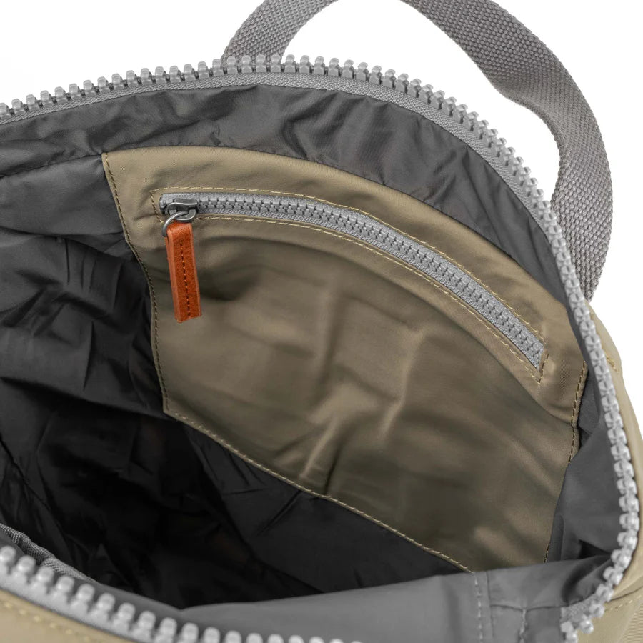 Roka London Canfield B Small Taupe Recycled Nylon