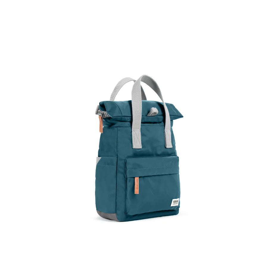 Roka London Canfield B Small Teal Recycled Nylon