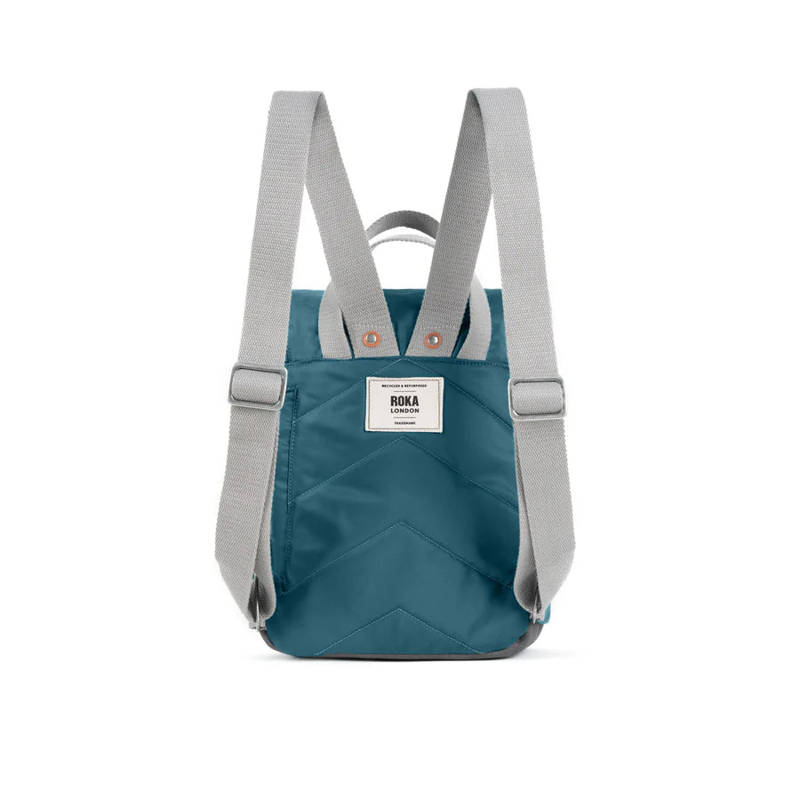 Roka London Canfield B Small Teal Recycled Nylon