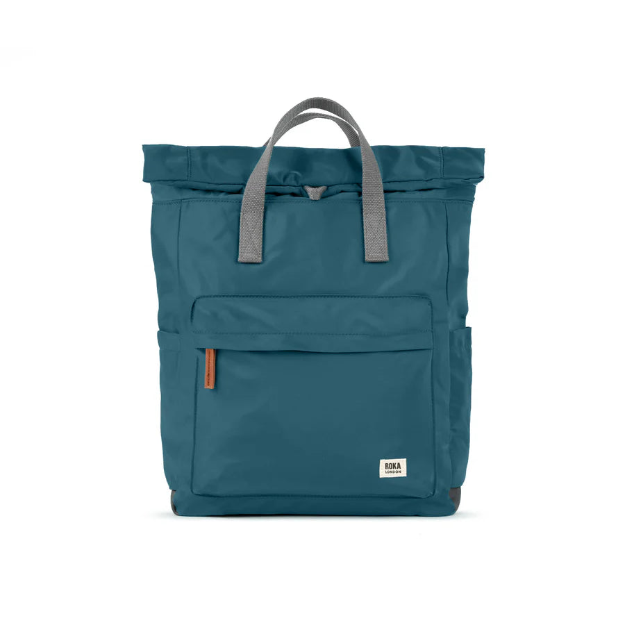 Roka London Canfield B Small Teal Recycled Nylon