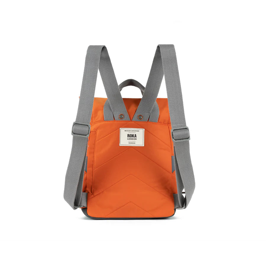 Roka London Canfield B Small Burnt Orange Recycled Nylon