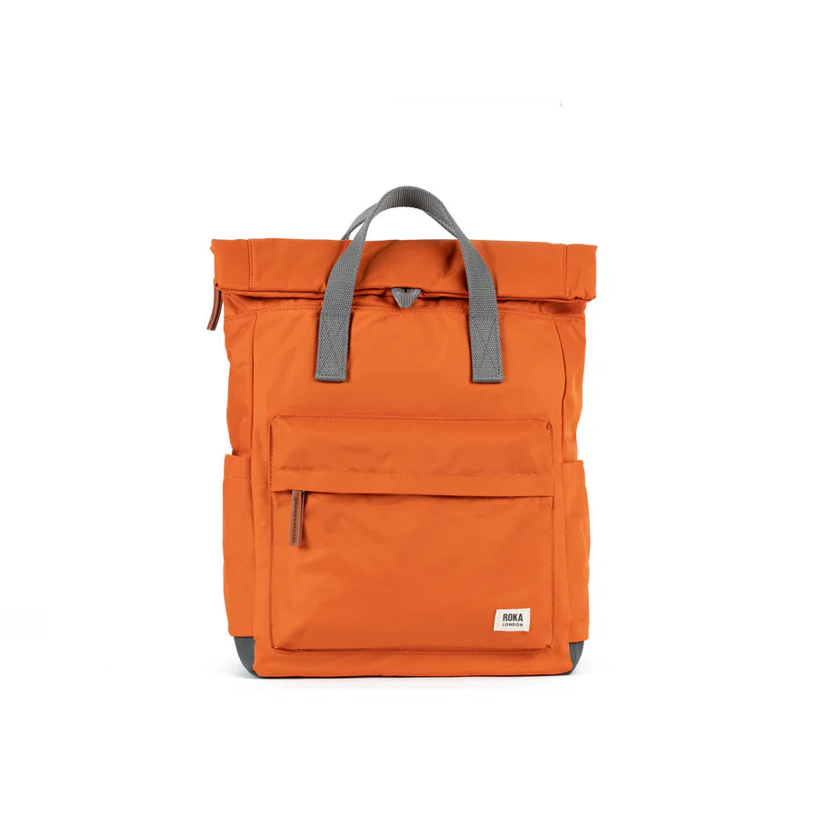Roka London Canfield B Small Burnt Orange Recycled Nylon