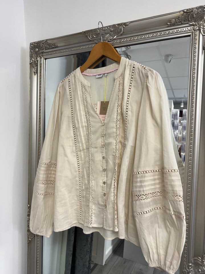 Numph NUSANNA Shirt - Whitecap Gray