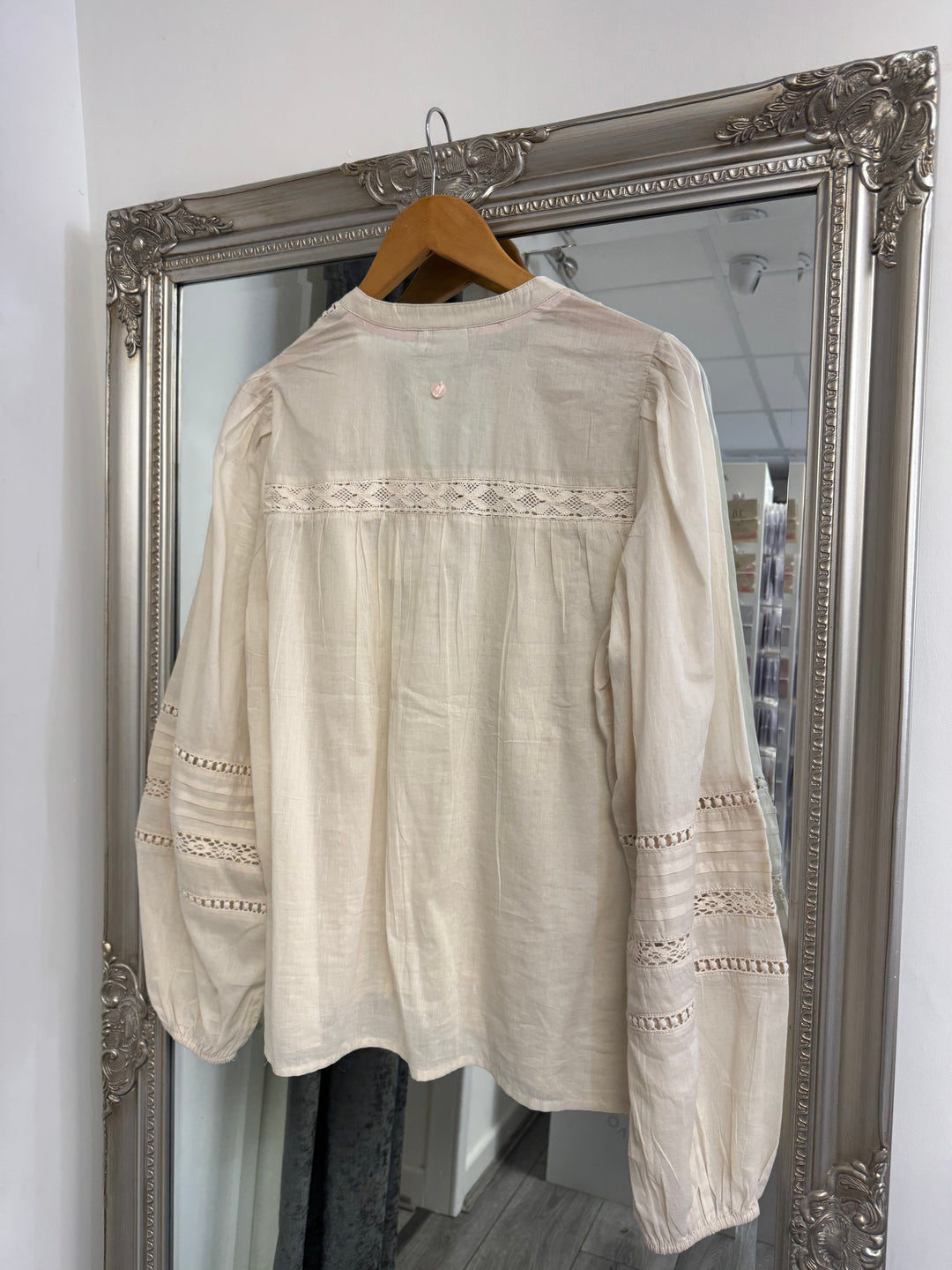 Numph NUSANNA Shirt - Whitecap Gray