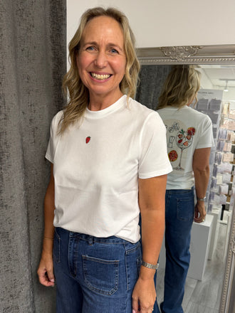 French Connection Cotton Graphic Cocktail T Shirt