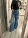 Ichi IHtwiggy Wide Leg Jeans- LIght Blue