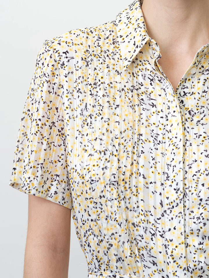 French Connection Bonnie Julia Satin Shirt Dress