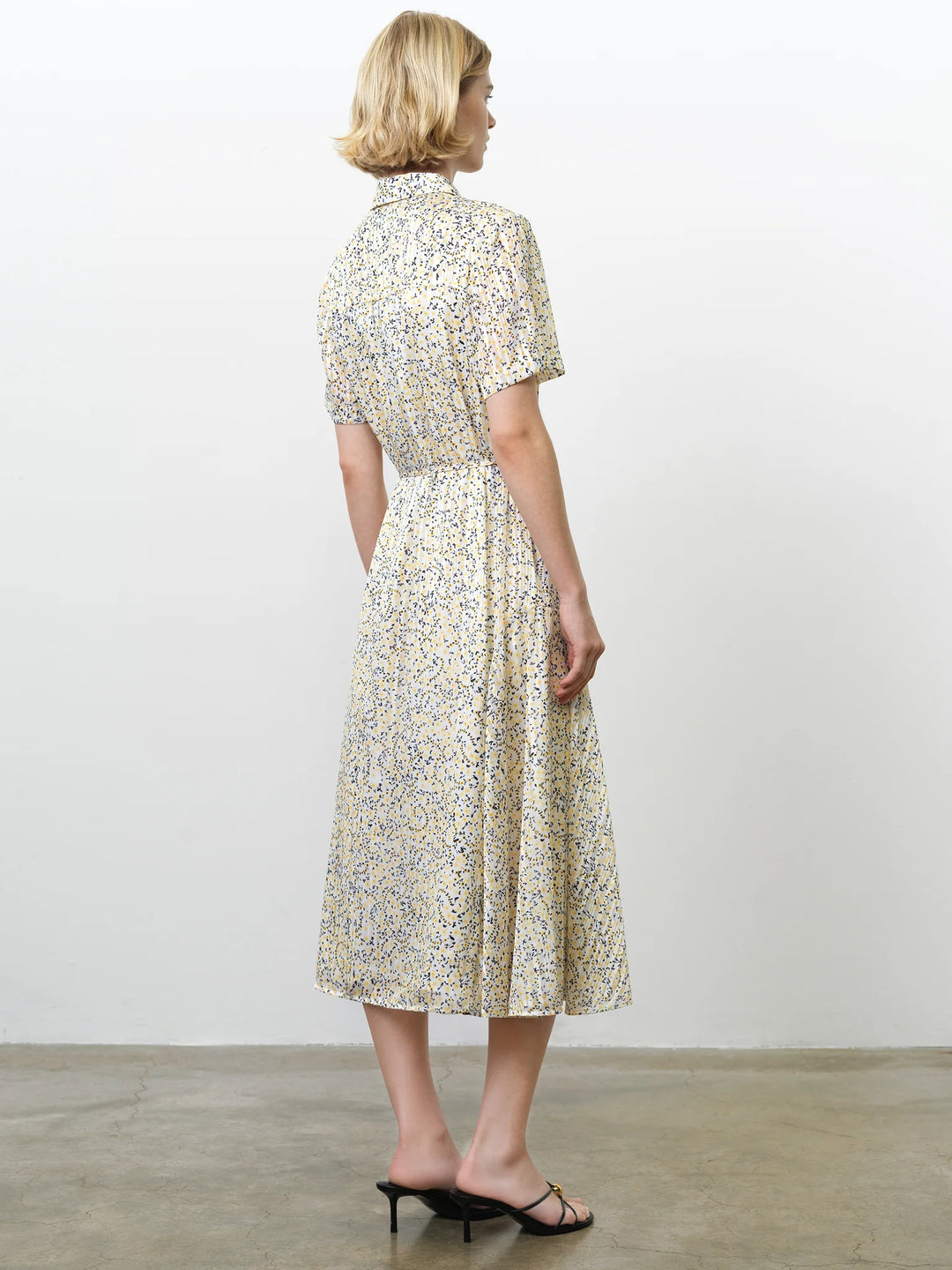 French Connection Bonnie Julia Satin Shirt Dress