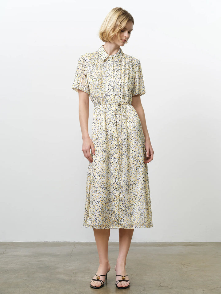 French Connection Bonnie Julia Satin Shirt Dress